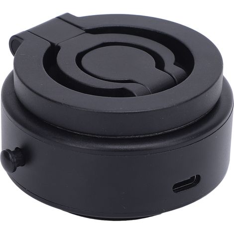 Support Telephone Aimant Electrique Magnétique Ventouse Pare-Brise 360° Rotatif Aspiration Vacuométrique Pliant 3 Sections Bureau Noir (1/5)