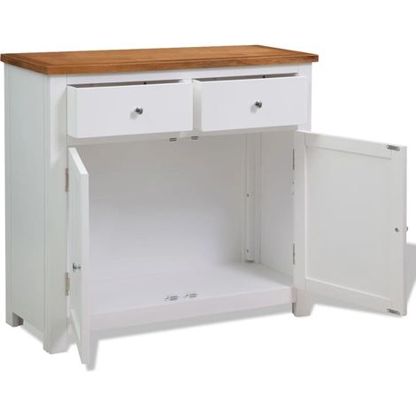 Maison Exclusive - Credenza 90x33,5x83 cm in Massello di Rovere