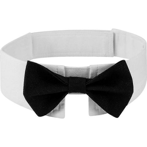 Kätzchen-Fliege-Halsband, formelles Accessoire für Hunde, dekoratives Halsband, Foto-Requisite, Tier, Schwarz, Größe L (genau 190 Zeichen)