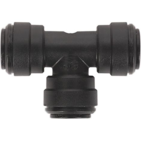 Sealey Equal Air Pipe Tee 10mm Pack of 5 John Guest Speedfit PM0210E - JGCT10
