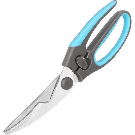 Tijeras para aves, tijeras para aves con acero inoxidable robusto y mango cómodo, potente corte, material apto para uso alimentario, para uso intensivo en la cocina. (1/5)
