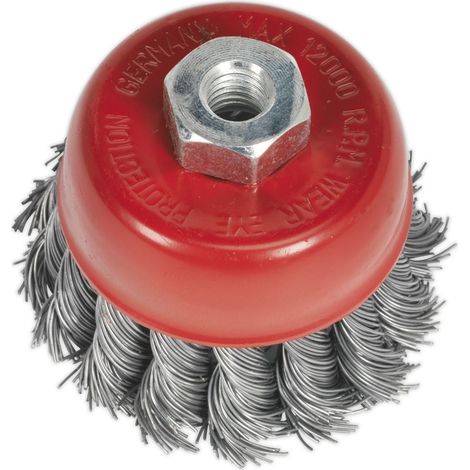 Sealey Twist Knot Wire Cup Brush �65mm M10 x 1.25mm TKCB652 (1/2)
