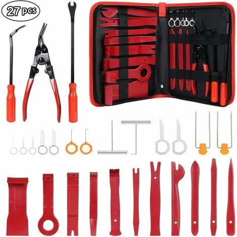 Molding Removal Tool Set, 27-Piece Car Tool Set, Molding Removal Tools, Car Molding Removal Tool, Car Radio, Accessories, Door, Dashboard (1/5)