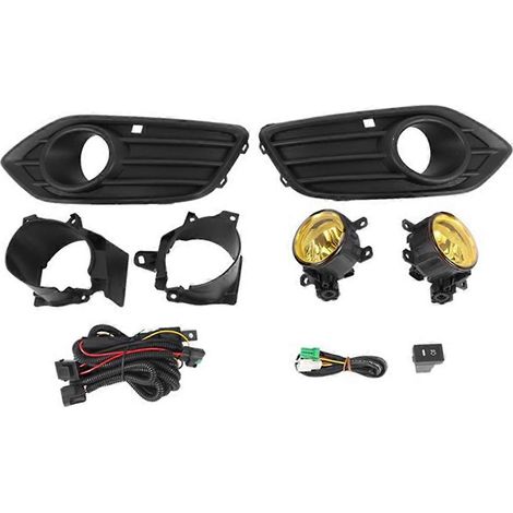Kit de 1 feu antibrouillard avant pour pare-chocs Honda HR-V HRV 2019-2020 avec enjoliveur