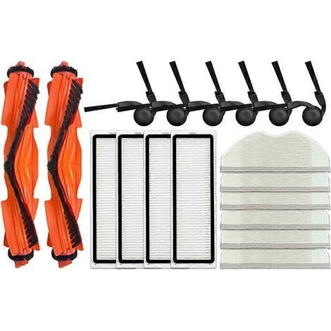 Accessoires pour aspirateur robot Xiaomi S40 / OV81 : brosse principale, chiffon de nettoyage, filtre HEPA et pièces de rechange (1/5)