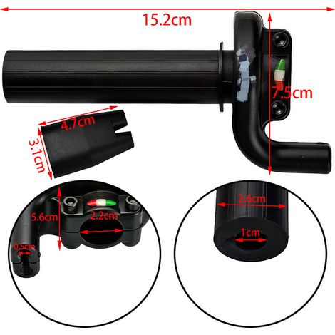 KTM T4 Off-Road Motorcycle High-Quality Huayang T4 Modification Parts K4 Off-Road Motorcycle Dual Throttle Cable Throttle (1/4)