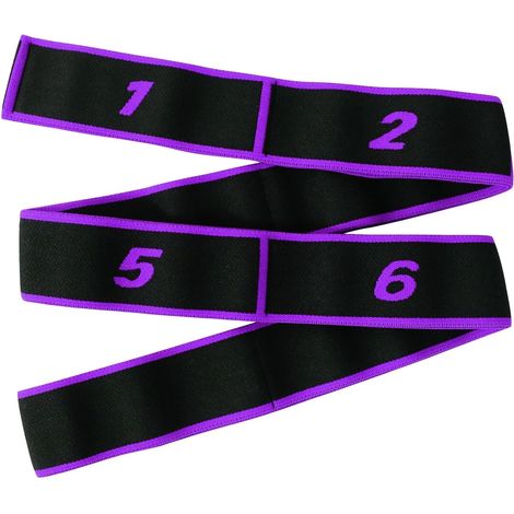 Bande Elastique Musculation, 8 Niveaux de Forces Sangle d'exercice Extensible, Bandes de Boucle d'exercice Elastique Durable pour Latine, Yoga, Pilates, Fitness (1/5)