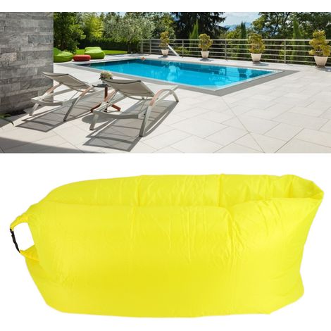 Klappbares Schlafsofa, aufblasbarer Liegesessel, Schlafsofa, Outdoor-Reisen, Camping, Wandern, Schwimmbad, Strandparty (1/5)