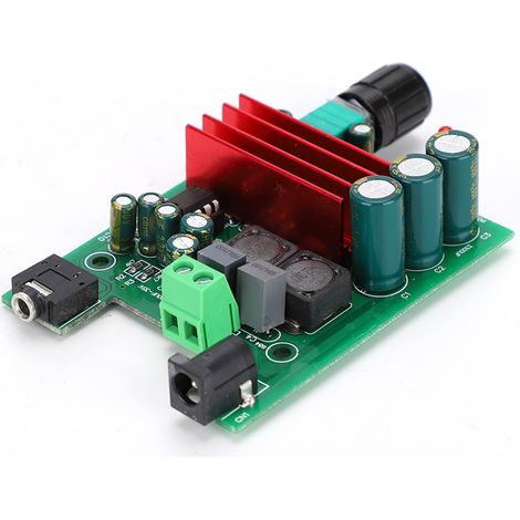 Module amplificateur numérique mono TPA3116 D2 8-25 V CC 100 W pour subwoofer avec amplificateur opérationnel NE5532 (1/5)
