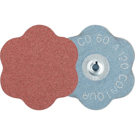 PFERD TOOLS COMBIDISC Korund Schleifblatt CD Ø 60mm A120 CONTOUR für Konturen 50 Stk (1/5)