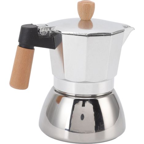 Cafetière à Filtre en Acier Inoxydable 300ml pour Préparation Manuelle Moka (1/5)