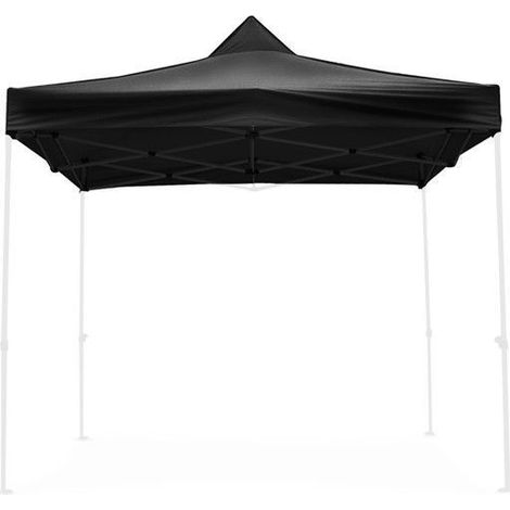 Ersatzdach Tourtecs 3x3 m - Pavillon/Laube schwarz Oxford 800D, wasserdicht