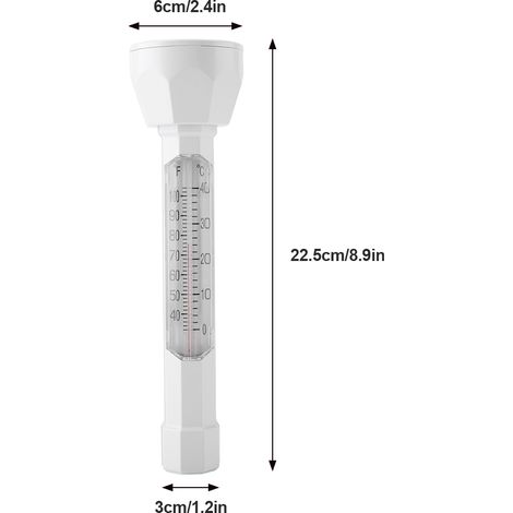 Thermomètre Flottant Spécial Piscine - Précis et Fiable pour Mesurer la Température de l'Eau -AUTRES (1/5)