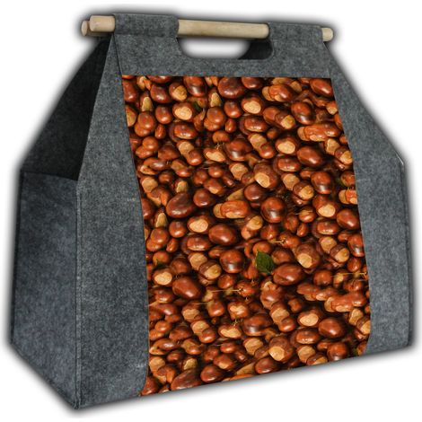 Bolsa de leña - castañas (1/5)