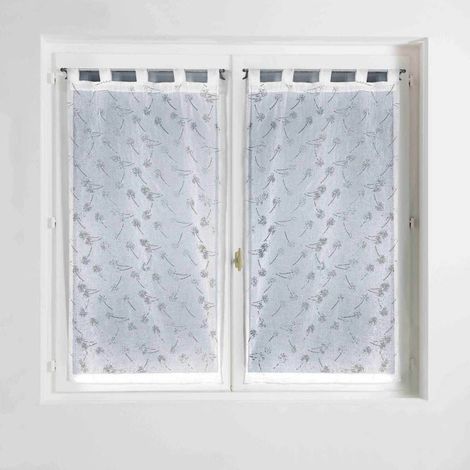 Paire de Voilages "Dalya" 60x120cm Blanc (1/3)