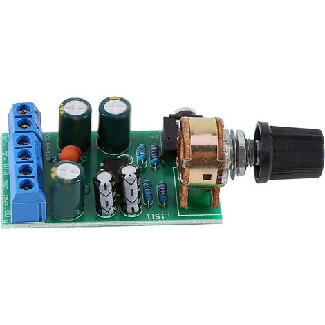 Module amplificateur audio stéréo 2 canaux TDA2822M 1,8-12 V CC avec entrée auxiliaire 3,5 mm (1/5)