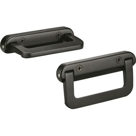 Rohde KK-18.120.84 Poignée rabattable pour vis à tête fraisée noir 1 pc(s) Y835371 (1/3)