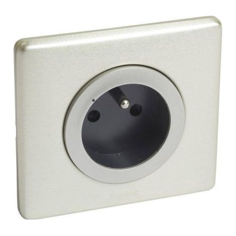 Prise de courant connectée Céliane with Netatmo complet titane (1/5)