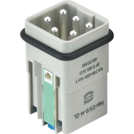 Harting Stifteinsatz Han Q5/0-M-QL 1, 5mm 09120052634 (1/2)
