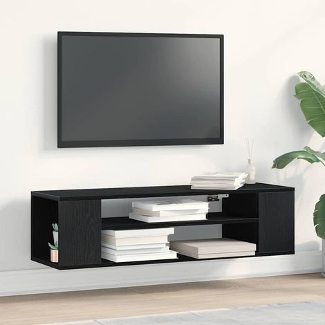 Gabinete de TV Negro 100 x 30 x 26.5 cm Madera contrachapada