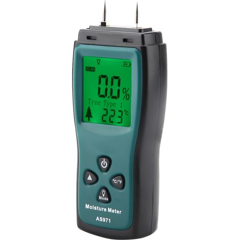 SMART SENSOR AS971 Digitales Holzfeuchtemessgerät mit LCD-Display 040℃ (1/5)