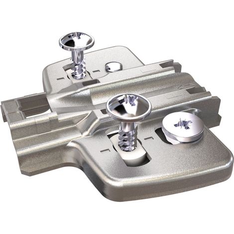 Exzenterbasis Schraube für vormontierte Spanplatten HETTICH - Dist.0 mm - Stahl vernickelt - 9071670