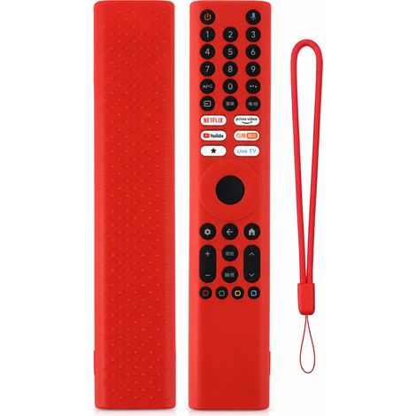 Housse en Silicone Rouge pour Télécommande TV Compatible avec Xiaomi XMRM-P3 (1/5)