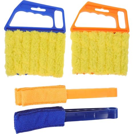 Cleaning Brush for Mini Blinds and Air Ducts, Soft Bristles, Ergonomic Plastic Design, Tool for Summer Parties, Home, Office (1/5)