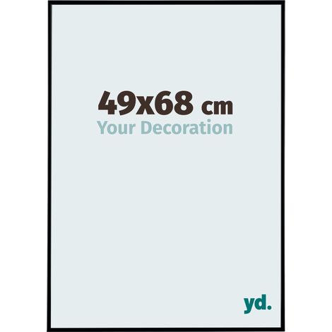 yd. - Cadre photo 49x68 - Noir Mat - Plastique - Evry