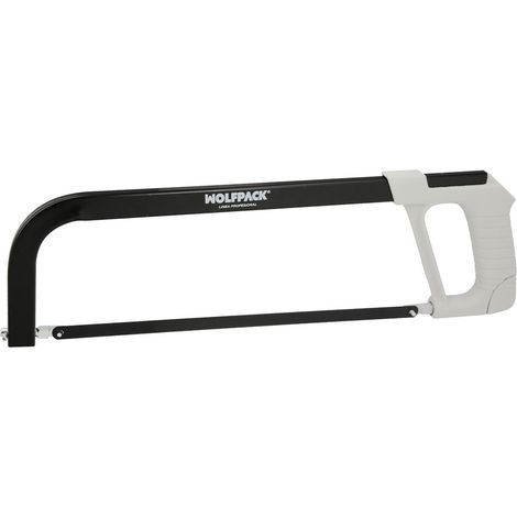 arco sierra acero con empuñadura de aluminio angulo corte ajustable. corta acero, aluminio, madera, plastico, cobre (1/4)