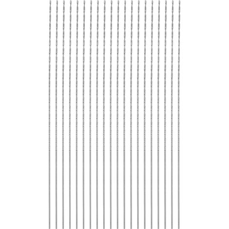 20pcs Foret Hélicoïdal Extra Longue Perceuse Mèches, 0,7mm HSS Perceuse Mèche avec Haute-Vitesse Acier Droit Tige 100mm Longueur pour Métal Boiserie Plastique Aluminium Alliage (1/5)
