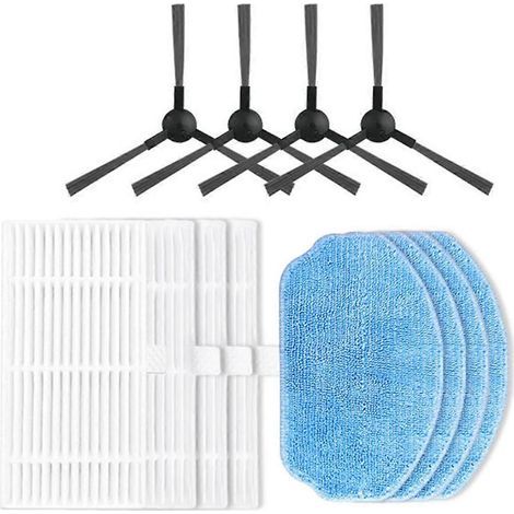Pièces de rechange et accessoires pour Mamibot ProVac Titan : brosse latérale, chiffon et filtre (1/5)