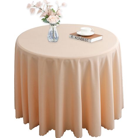 Tablecloth - Waterproof Polyester Table Cover - For Indoor Outdoor Dining - 180 Cm (1/5)