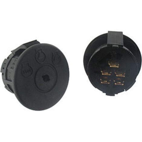 Contacteur à clé pour tracteur de jardin, modèle 175567, quantité 1 pièce, fixation standard, adapté aux machines AYP, ROPER et SEARS