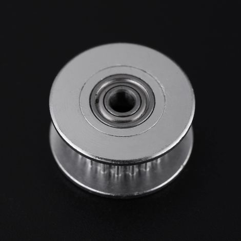 Courroie 2GT Poulie Aluminium 20Dents 3D Imprimante Accessoire Lot de 5, Alésage 3mm, Largeur 6mm, Dentée (1/4)