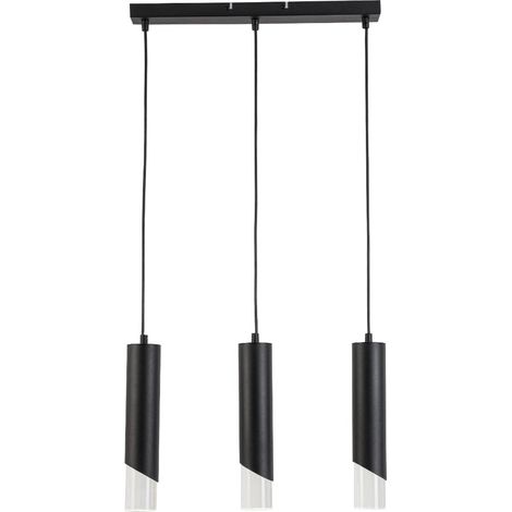 Suspension industrielle Reality Hardin 3xE27 noire