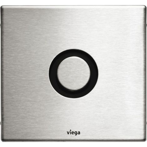 Viega Visign for Public Ausstattungsset 8326.55 für Urinal-Spülsystem, Edelstahl gebürstet (1/5)