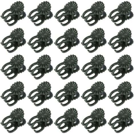 VURAHOME - 60 Pinces à orchidées, XU, Plantes, Vigne, Orchidées pour plantes Clips de support jardin plastique petites vignes vertes soutenir - (1/4)