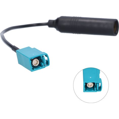 Adaptateur d'Antenne Radio Auto pour Autoradio CD - Câble de Conversion ISO