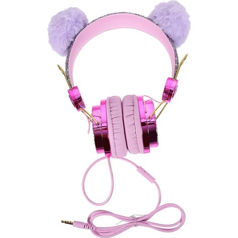 Casque Audio Garçon Et Filles Peluche Oreilles 3 - 5 Mm - Volume Limité (1/5)