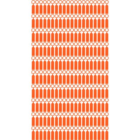 100 Étiquettes de Jardinage pour Plantes et Fleurs, Marqueurs de Jardin 11x2,4 cm Orange, Accessoire de Jardin (1/5)