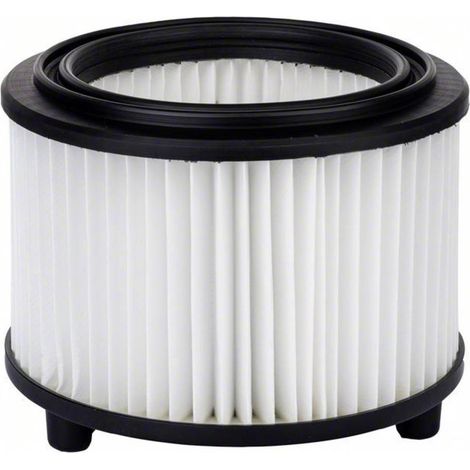 Filtre à plis pour aspirateur Bosch – Adapté pour aspiration humide et sèche – Facile à laver – 2609256F35