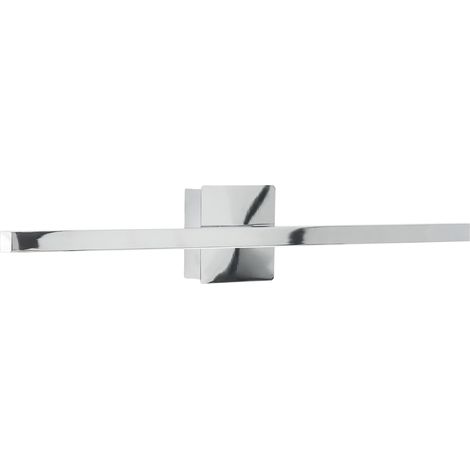 Lámpara LED para cuadros y espejos de metal horizontal moderno plateado Mariz