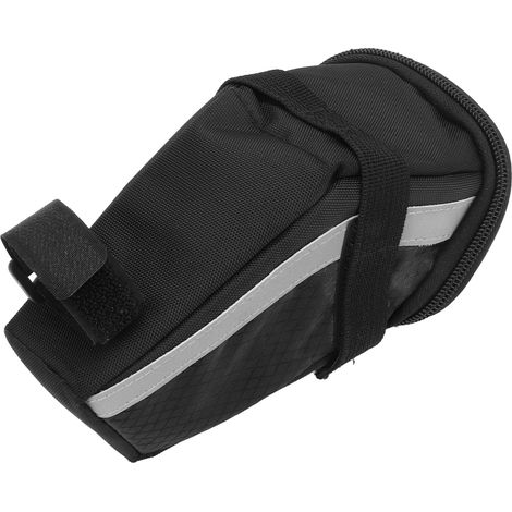 Sacoche de selle extensible pour vélo de montagne, résistante à l'eau, fixation Velcro (1/5)