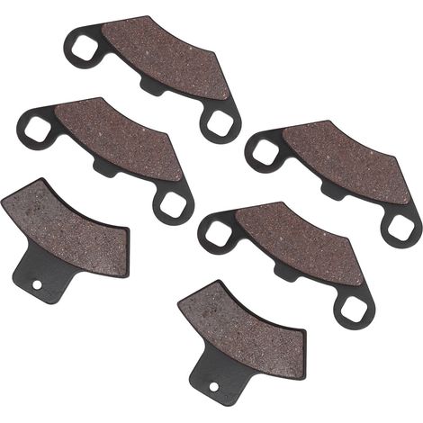 6 Plaquettes de Frein Avant Arrière Kit Remplacement Accessoires pour Polaris Sportsman 335 1999-2000 (1/5)