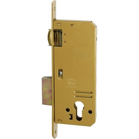 ISEO 280N SERRATURA INF P/LEGNO RULLO REG E50 OTTONATA
