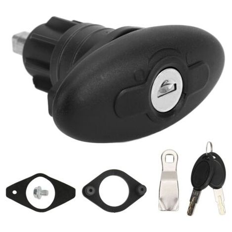 Serrure à Compression de porte de cabine de camping-car, rotative en alliage de Zinc et Nylon, 30mm, pour caravane, Yacht, camping-car (1/5)