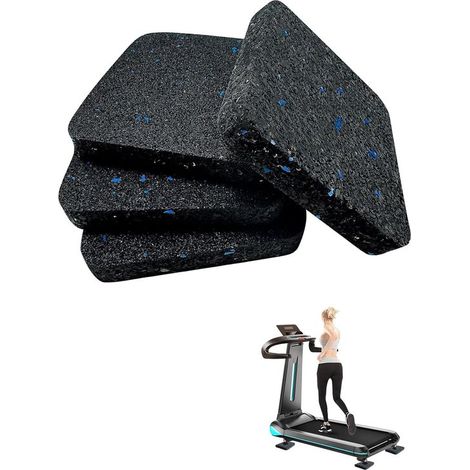 Antivibrationspads Waschmaschine 4 Stück Schwarz 10 x 10 cm (1/4)