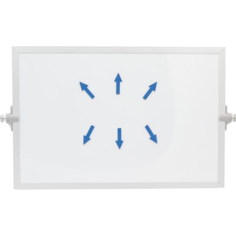 Symbole magnétique Flèche 1.2x3 cm bleu (1/2)