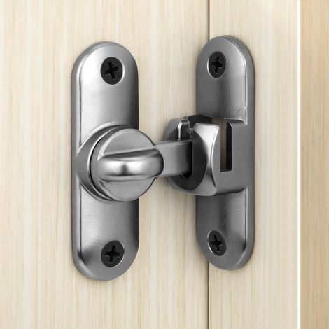 Verrou pour porte coulissante, serrure pour portes coulissantes, 90/180 degrés, verrou pour porte coulissante, jardin, cuisine, fenêtre